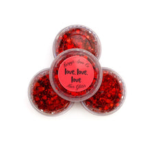 Load image into Gallery viewer, Love, love, love Hair Glitter Gel