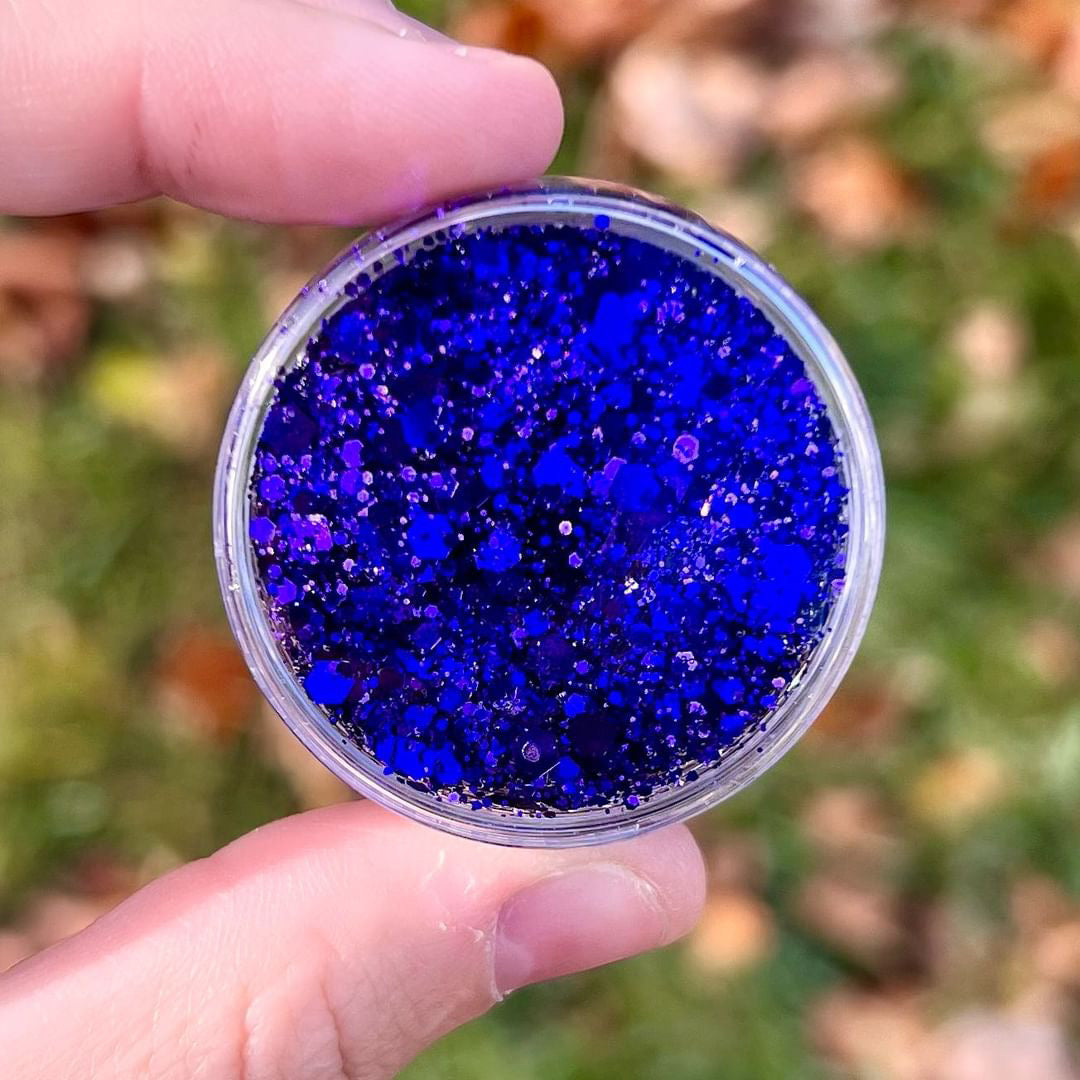 Royal Purple Hair Glitter Gel Nova + Rosie Accessories