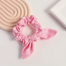 Load image into Gallery viewer, Bunny Ears Polka Scrunchie (2 Colors)

