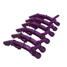 Load image into Gallery viewer, 6 Pack Alligator Clip (Black or Purple)
