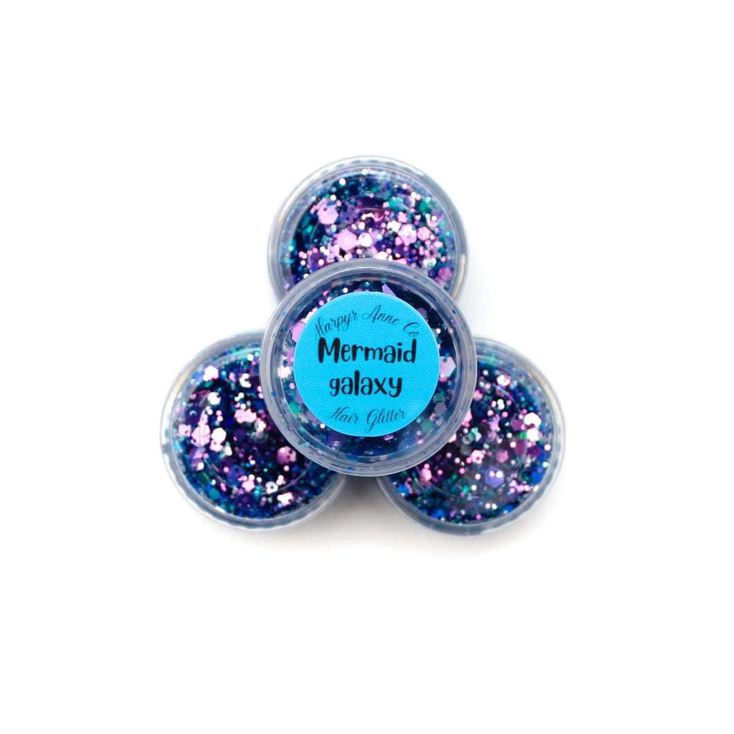 Mermaid Galaxy Hair Glitter Gel