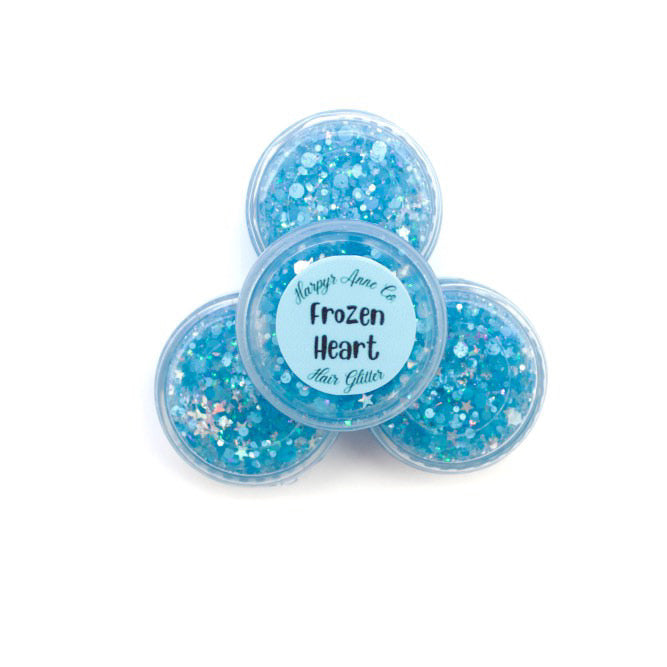 Frozen Heart Hair Glitter Gel