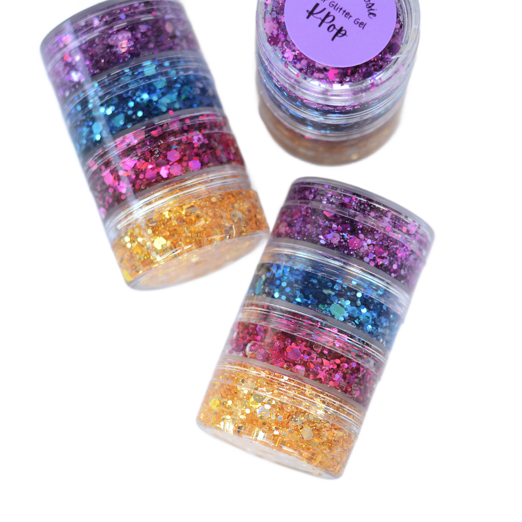 KPop Hair Glitter Gel Stack