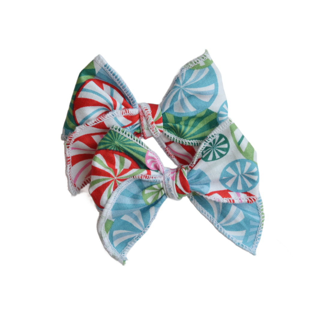 Peppermint Hairbow (Available in 5