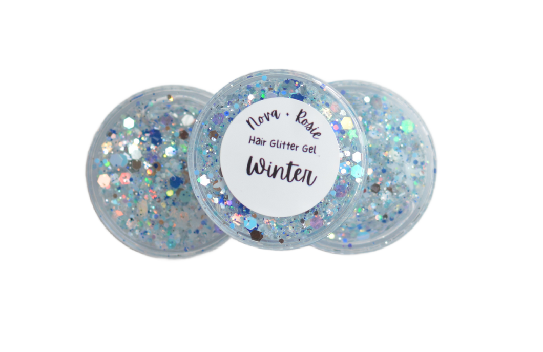 Winter Hair Glitter Gel