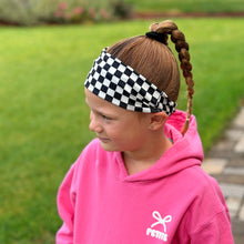 Load image into Gallery viewer, Wide Checker Headband
