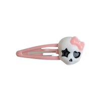 Load image into Gallery viewer, Pink Skull Snap Clip (Set of 2)
