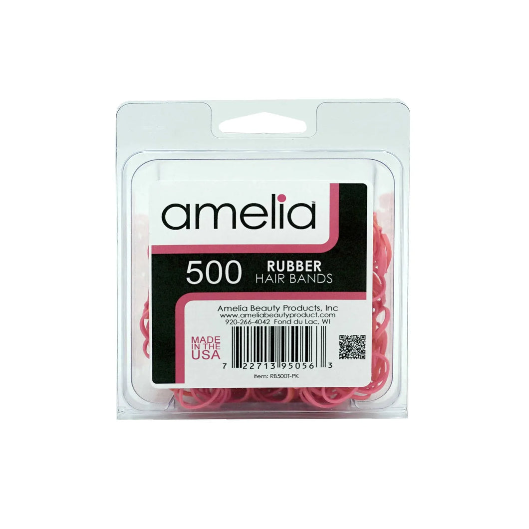 500 Count Pink Rubber Bands