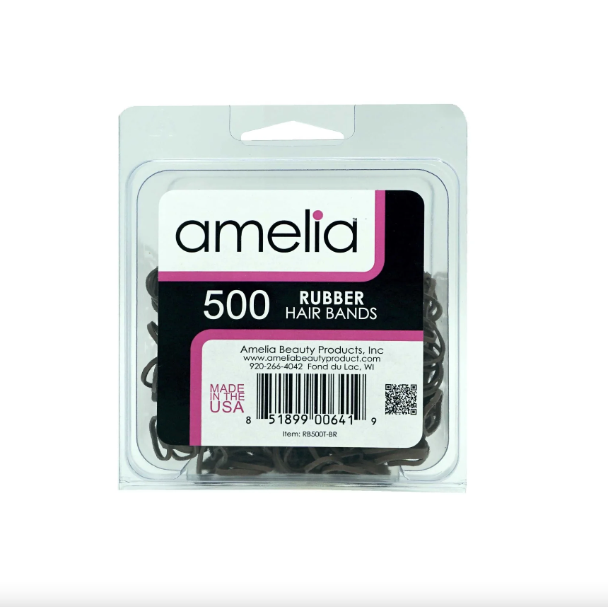 500 Count Brown Rubber Elastics – Nova + Rosie Accessories