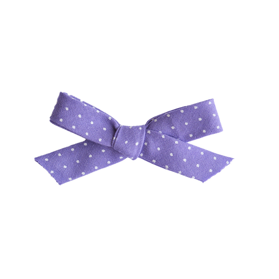 Purple Polka Single Bow